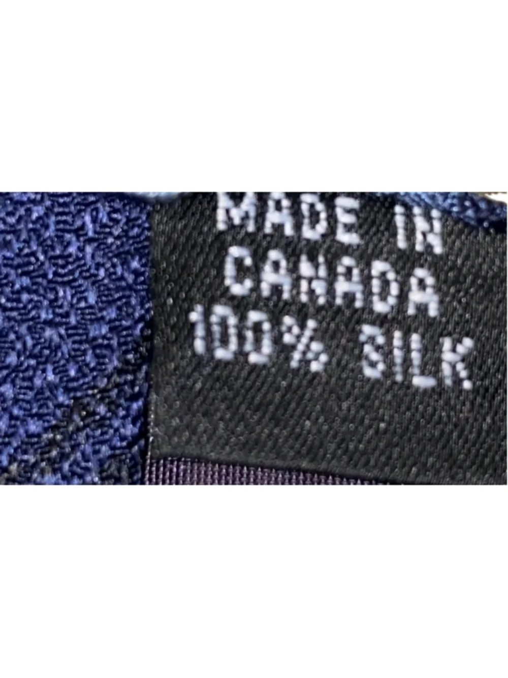 Vintage 1990s Guy Laroche 100% Silk Navy Blue Geometric Power Tie Mens Necktie